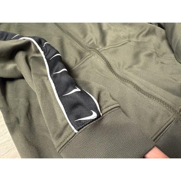 Nike B Swoosh Tape Full Zip Hoodie CV1334-325 Boys Size XS - Picture 10 of 12